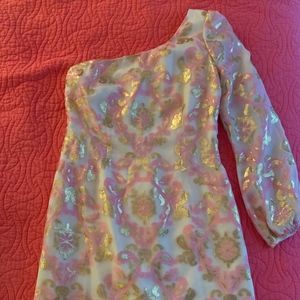 One Shoulder Lily Pulitzer